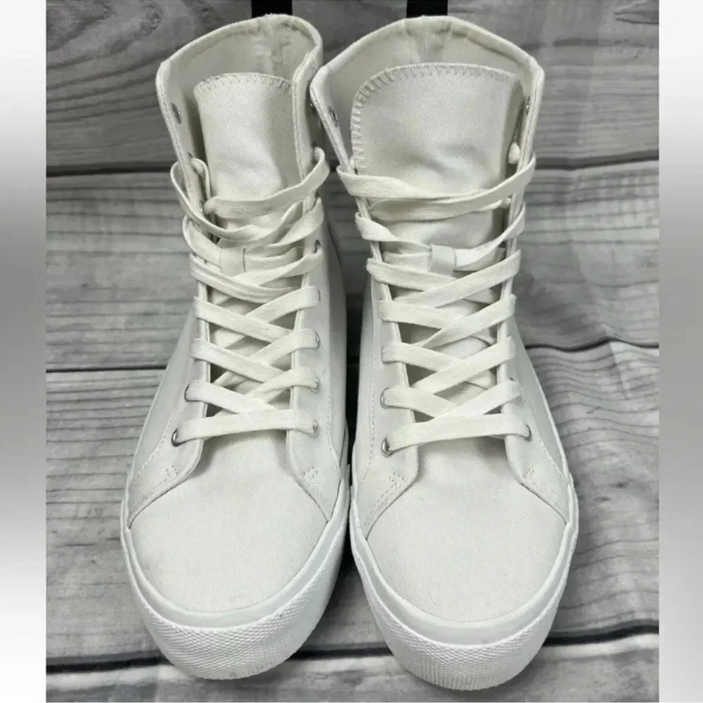 Zara Disney Mickey Mouse High Top Canvas Sneakers In Pristine Condition 37 size - Picture 3 of 7